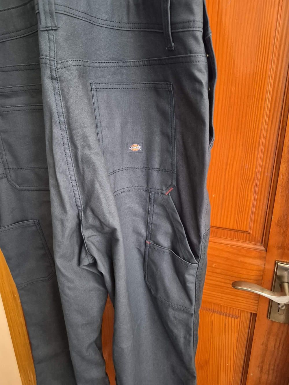NWT Dickies Tradebuilt Womens Relaxed Fit Waxed Canvas Bib Overalls Blue Duck XL - Picture 12 of 16